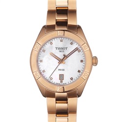 Tissot Pr 100 Sport Chic T1019103311600 Kol Saati Rose Gold