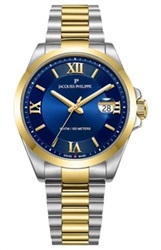 Jacques Philippe Swiss Made JPQGS337338V2 Kol Saati Gümüş/altın 40 mm
