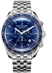 Jacques Philippe Swiss Made JPQGC43133 Kol Saati Gümüş 44 mm