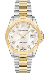 Jacques Philippe Swiss Made JPQLS347388YG Kol Saati Gümüş/altın