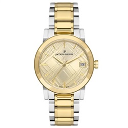 Jacques Philippe Swiss Made JPQLS167378 Kol Saati Gümüş/altın