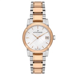 Jacques Philippe Swiss Made JPQLS317328RG Kol Saati Gümüş/rose