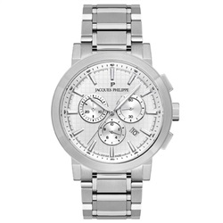 Jacques Philippe Swiss Made JPQGC171326 Kol Saati Gümüş 45 mm