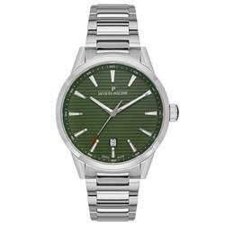 Jacques Philippe Swiss Made JPQGS0913X6 Kol Saati Gümüş 41 mm