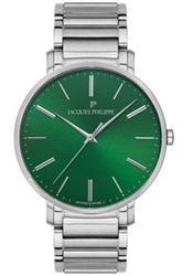 Jacques Philippe Swiss Made JPQGS0713X6 Kol Saati Gümüş 42 mm