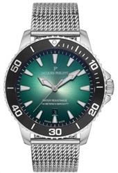 Jacques Philippe Swiss Made JPQGS1812X6 Kol Saati Gümüş 45 mm