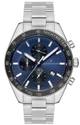 Jacques Philippe Swiss Made JPQGC131336 Kol Saati Gümüş 44 mm