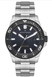 Jacques Philippe Swiss Made JPQGS141316 Kol Saati Gümüş 43 mm.