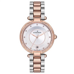 Jacques Philippe Swiss Made JPQLS083328 Kol Saati Gümüş/rose