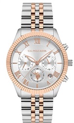 U.S. Polo Assn. USPA2040-02 Kol Saati Gümüş/rose 38 mm.