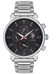 U.S. Polo Assn. USPA1008-09 Kol Saati Gümüş 46 mm