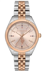 U.S. Polo Assn. USPA2041-08 Kol Saati Gümüş/rose 37 mm