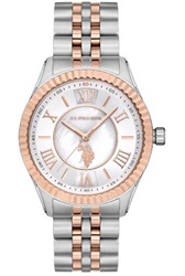 U.S. Polo Assn. USPA2028-02 36 mm Kadın Kol Saati Gümüş/Rose