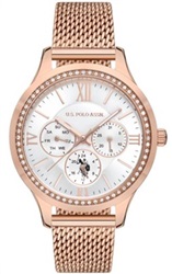 U.S. Polo Assn. USPA2022-01 Kol Saati Rose Gold 37 mm.