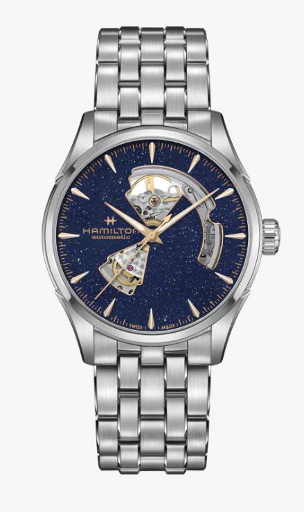 Hamilton Jazzmaster Open Heart Auto H32705140 Kol Saati Gümüş