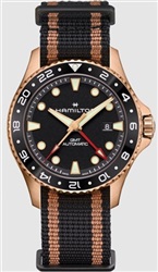 Hamilton Khaki Navy H82565930 Kol Saati Siyah/rose Gold