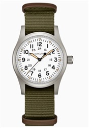 Hamilton Khaki Field 38mm H69439411 Kol Saati Yeşil