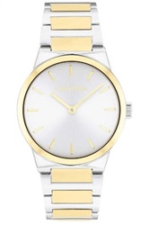 Calvin Klein CK Linear Elegance CK25100113 Kol Saati Gümüş/altın