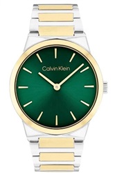 Calvin Klein CK Linear Elegance CK25100114 Kol Saati Gümüş/altın