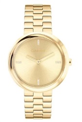 Calvin Klein Twisted Bezel CK25100094 Kol Saati Altın