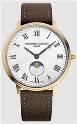 Frederique Constant Swiss Made FC-206RS3S5 Kol Saati Açık Kahverengi