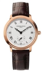Frederique Constant Swiss Made FC-235M1S4 Kol Saati Kahverengi