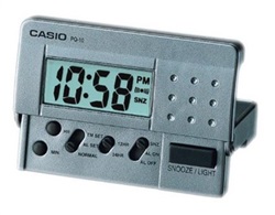 Casio PQ-10D-8RDF Masa Saati Gri