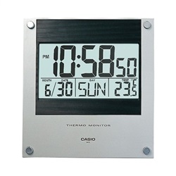 Casio ID-11S-1DF Duvar Saati Gri Siyah