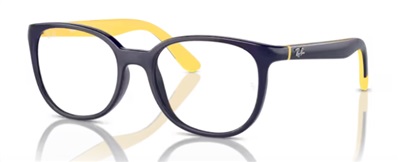 Ray-Ban Kids RY1631 3937 Kids' Optical Frames, Navy and Yellow