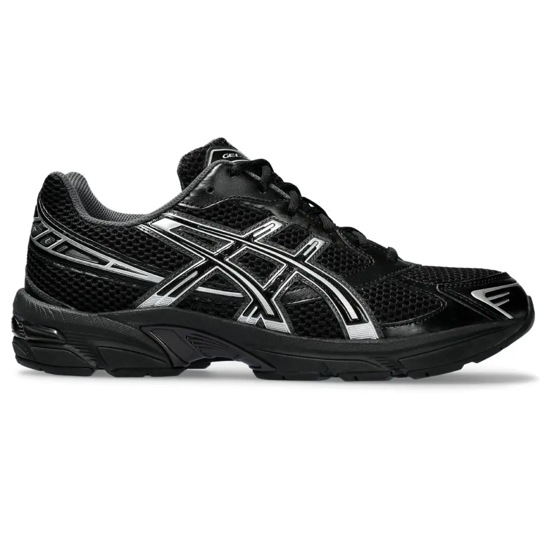 Asics Gel-1130 — женские чёрные кроссовки с сетчатым верхом