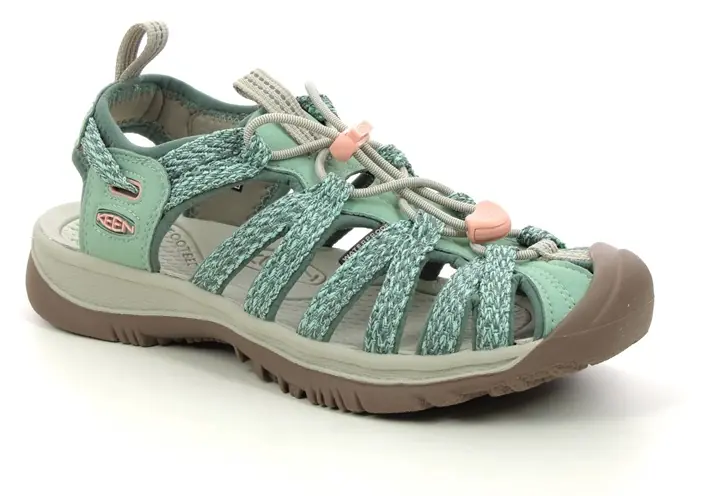 KEEN Whisper Kadın Yeşil Kapalı Burunlu Sandalet