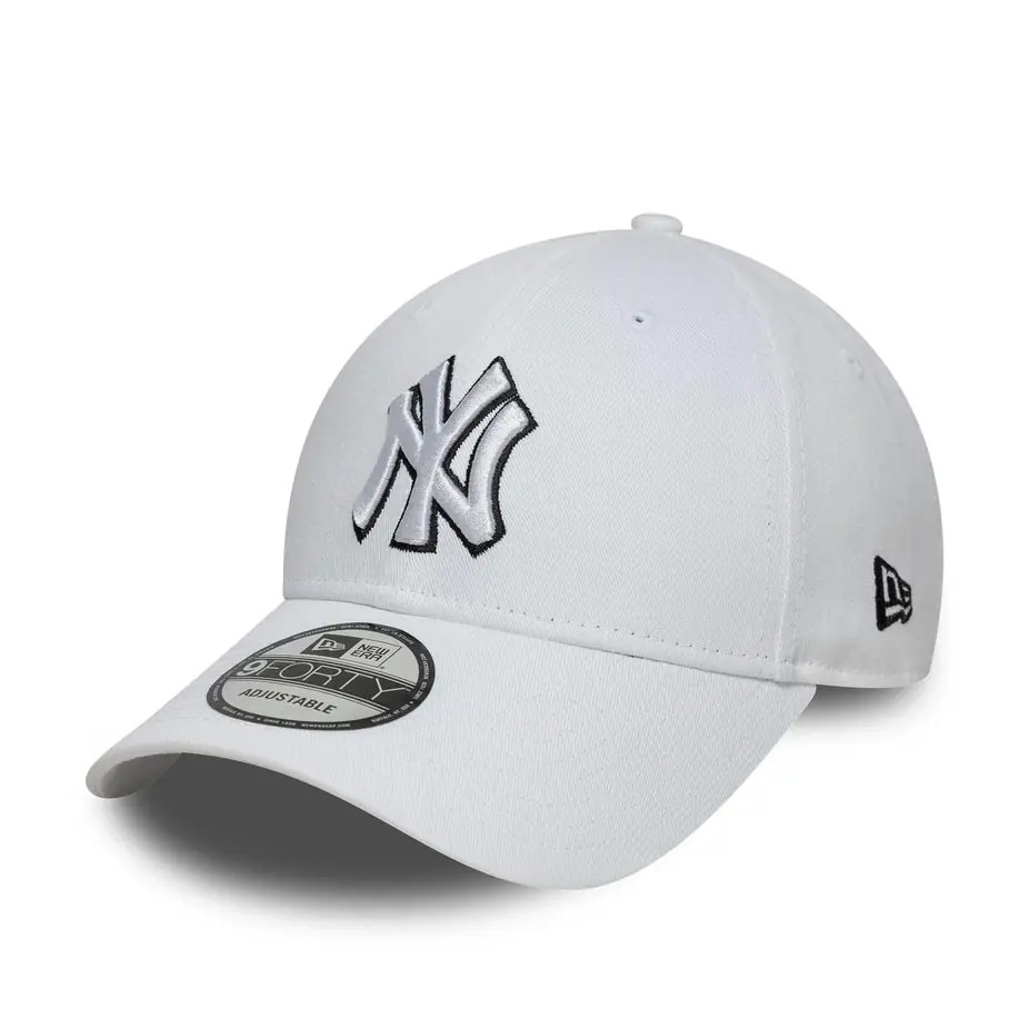 New Era 9FORTY Outline Beyaz Beyzbol Şapkası