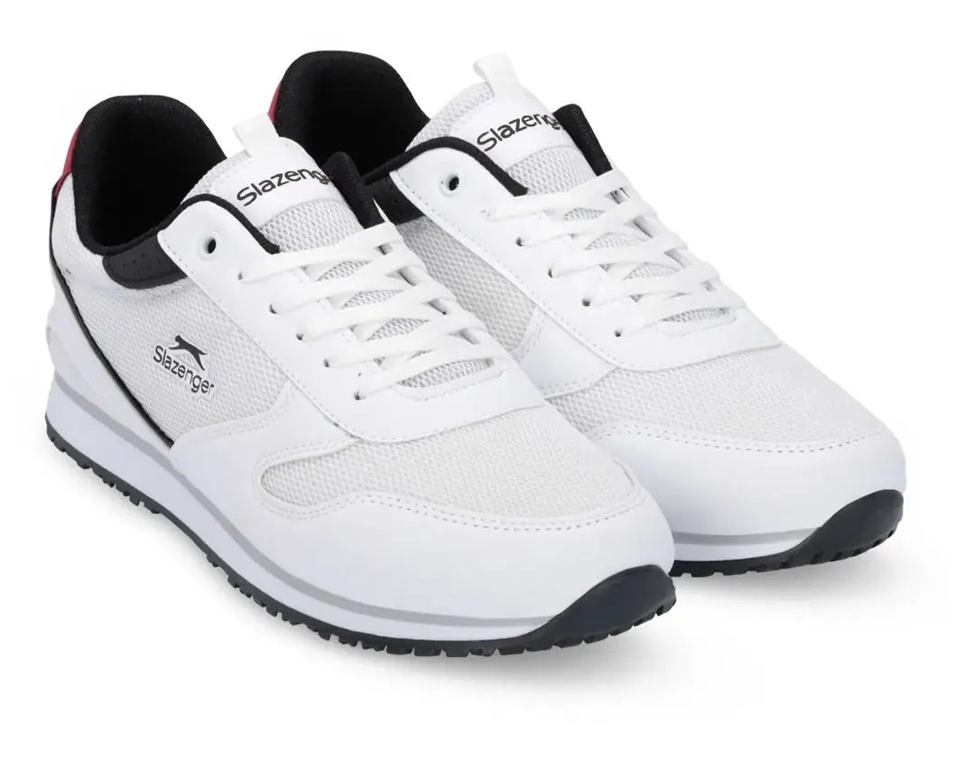 Slazenger İnvicible Erkek Beyaz Bağcıklı Spor Ayakkabı