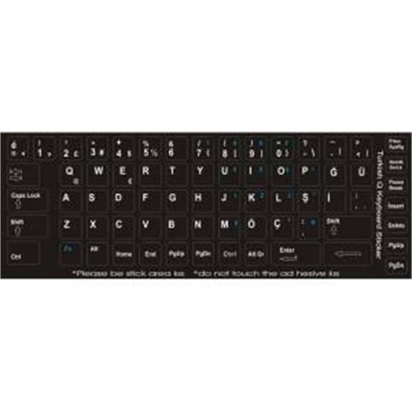 Addison 300164 İngilizce Q Siyah Klavye Stike
