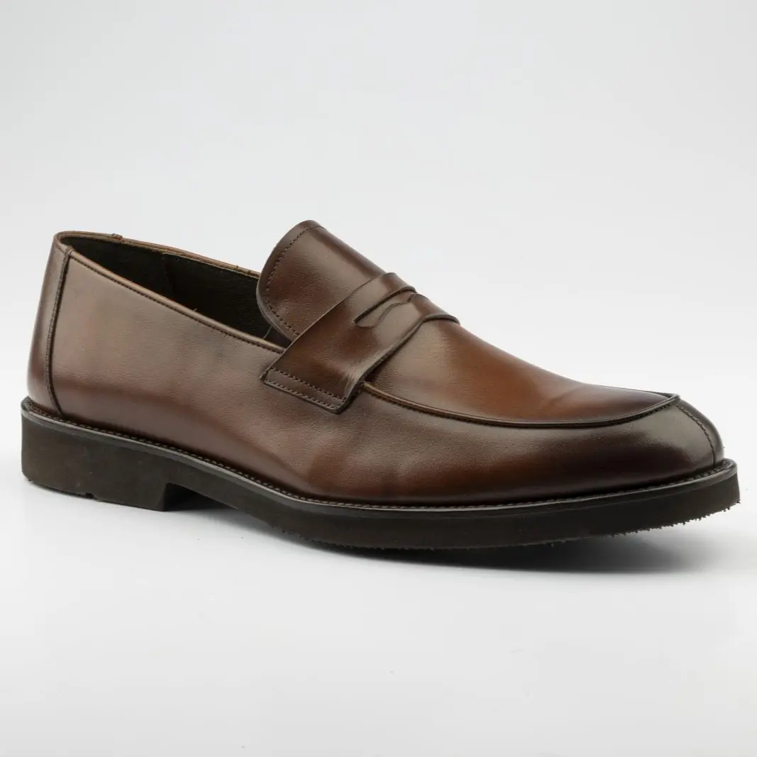 Marcomen 7381 Erkek Kahverengi Loafer Ayakkabı