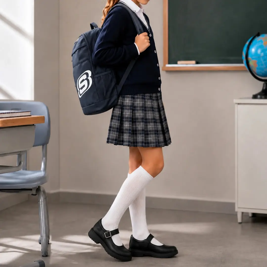 SKECHERS Smooth Tracks - Kız Çocuk Okul Ayakkabısı