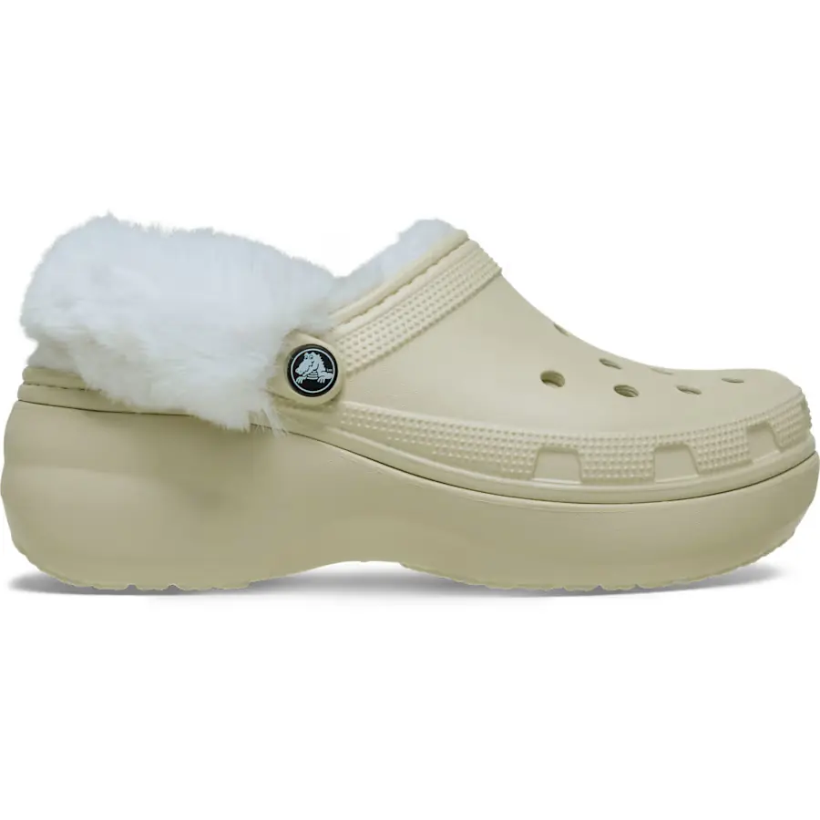 Crocs Classic Platform Fuzz Lined Clog
