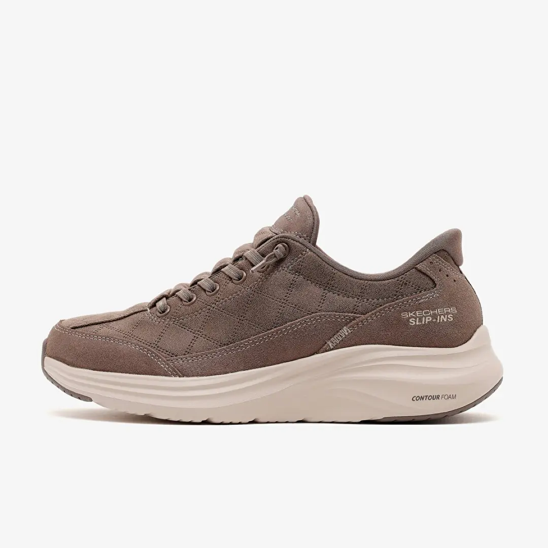 Skechers Contour Foam Natural Cozy Fit - Kadın Spor
