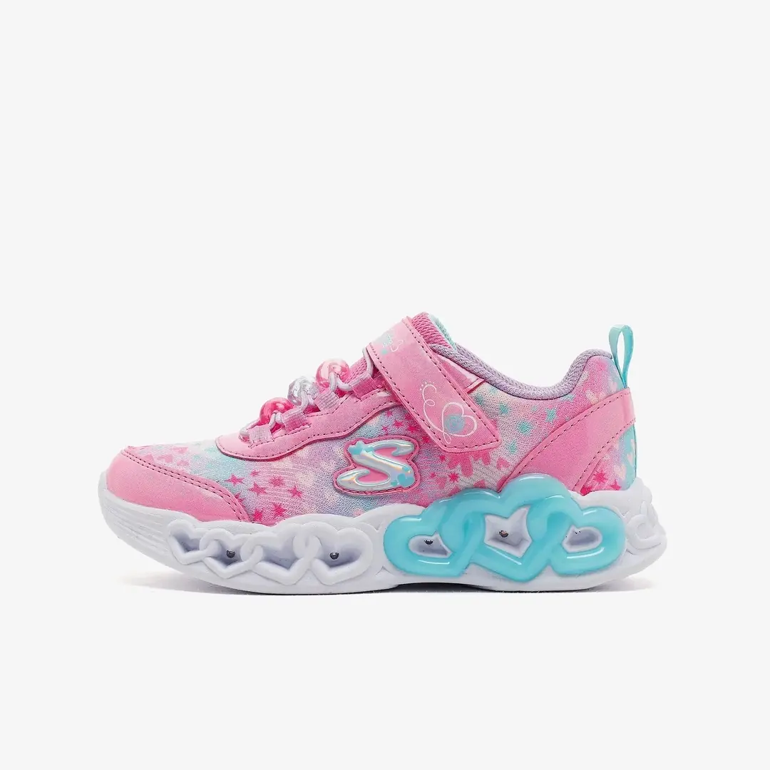 Skechers Infinite Heart Lights Jewels - Kız Çocuk Işıklı