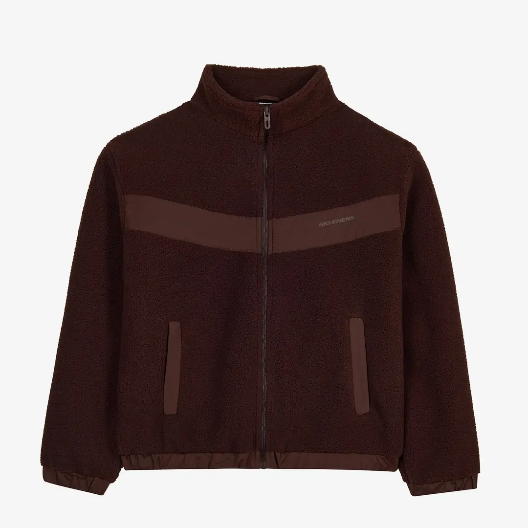 Skechers Sherpa Contrast Full Zip - Kadın Ceket