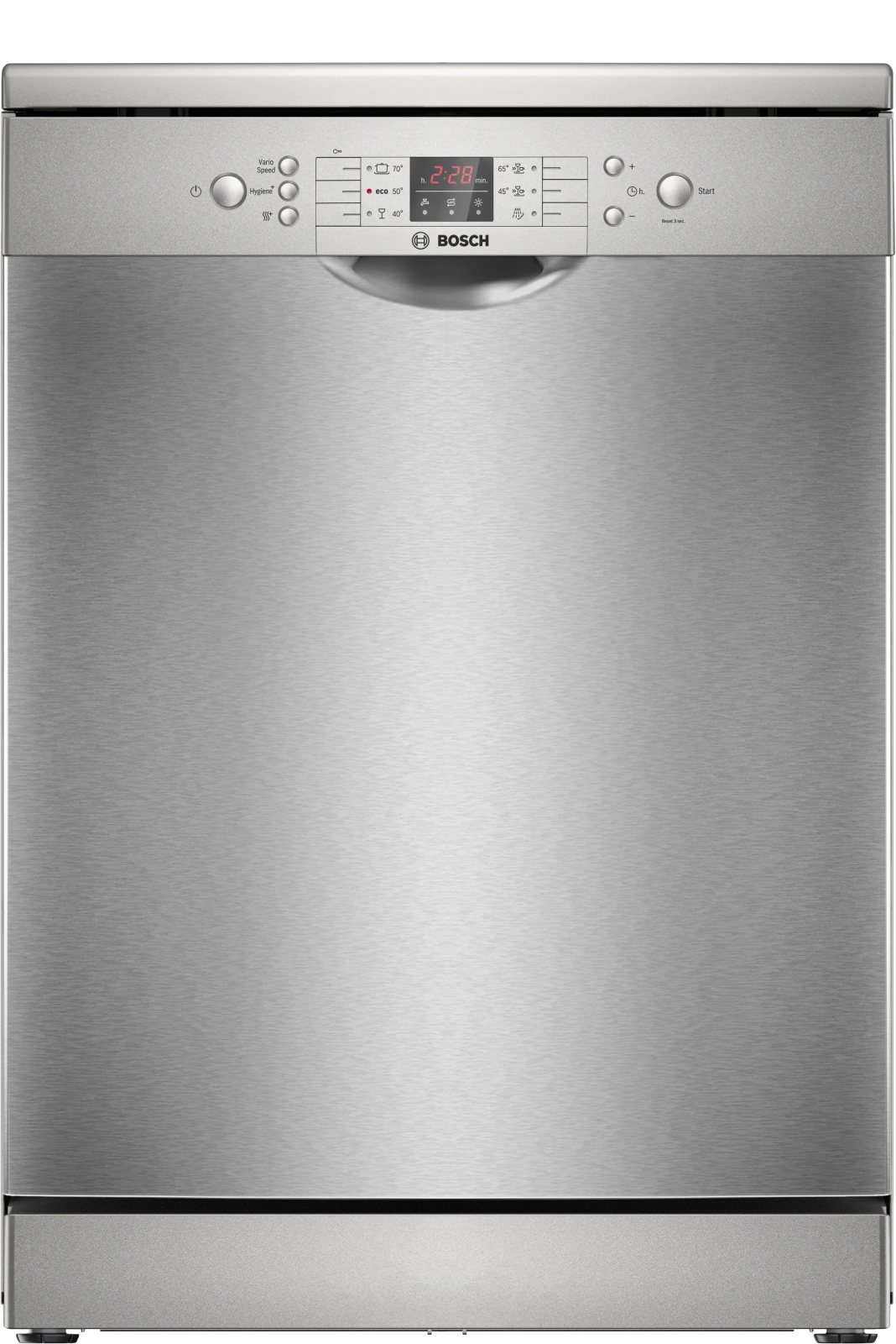 Serie 2 Solo Bulaşık Makinesi 60 cm Fırçalanmış Çelik (Parmak İzi Tutmaz)