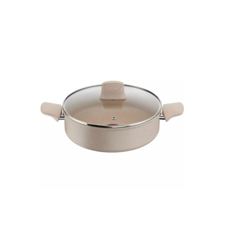 TEFAL 2100125870 Delight Beige İndüksiyon Uyumlu Derin Tava