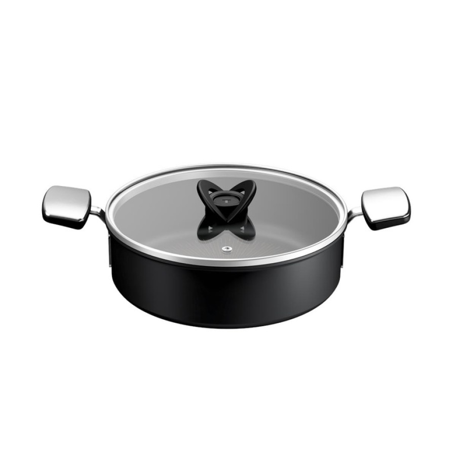 TEFAL Excellence 2100142942 Excellence+ Fusion Core 9X 24 cm İndüksiyon Uyumlu Kısa Tencere