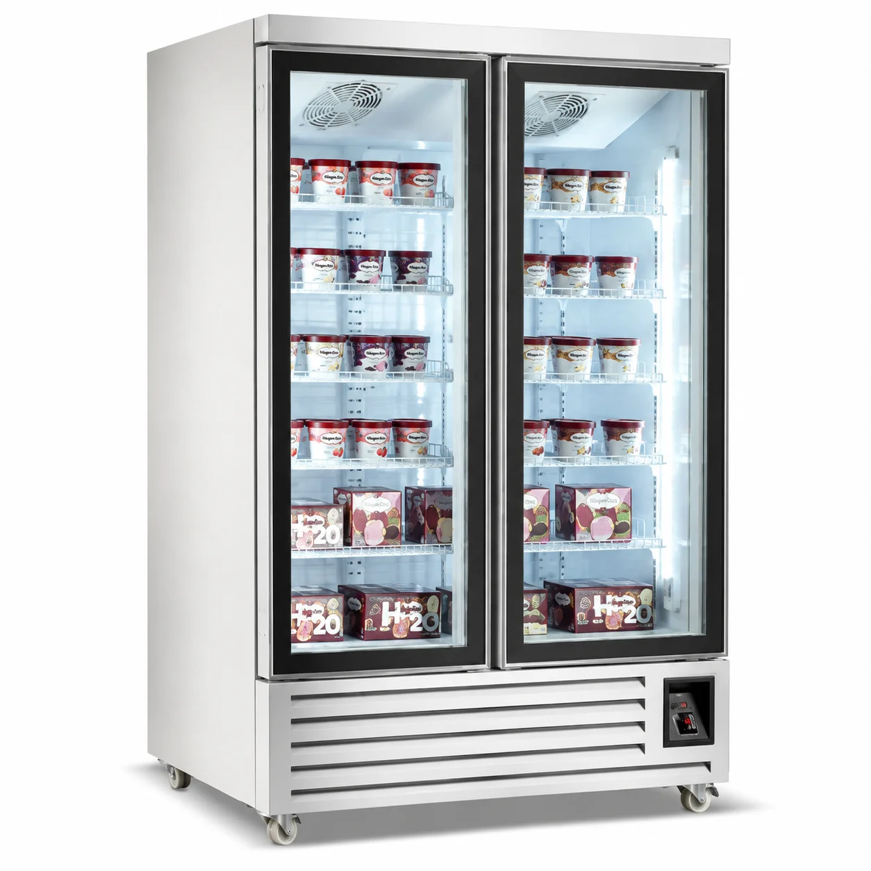 Çift Kapılı Dondurucu Teşhir Dolabı ICL-880B
