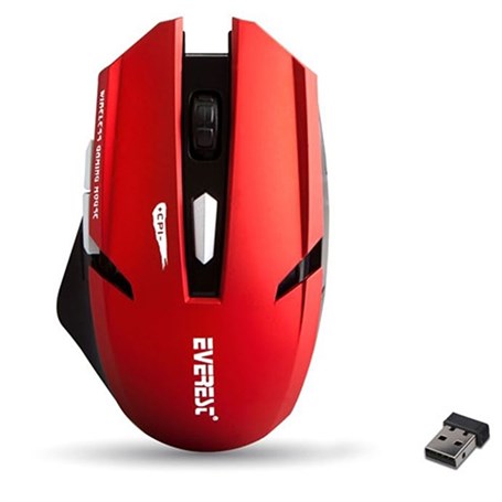 Everest KM-240 Usb Kırmızı 2.4Ghz Optik Kablosuz M.