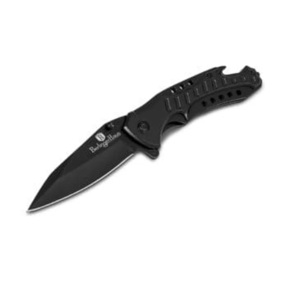 Berlinger Haus LP-BH-195 Folding Hunting/Picnic Knife, Black