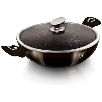 30 cm Kapaklı Wok – BH/7115