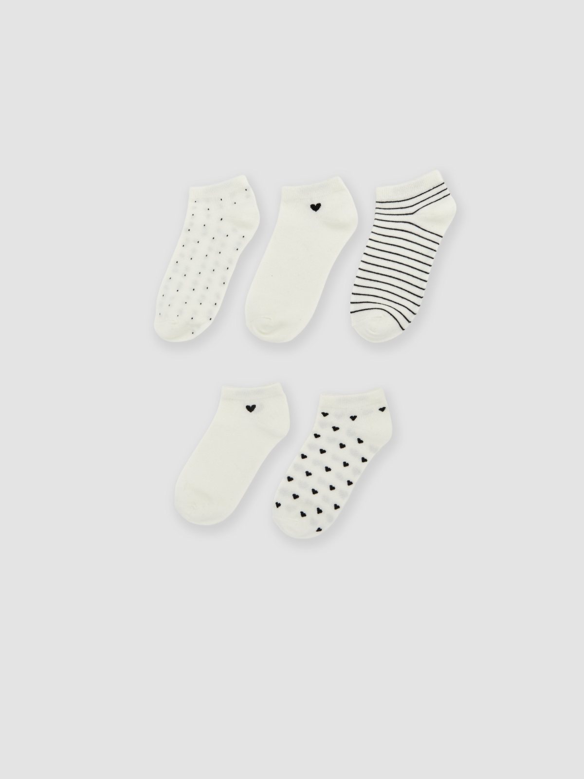 LC Waikiki 7409221 Women's Ankle Socks, Ecru