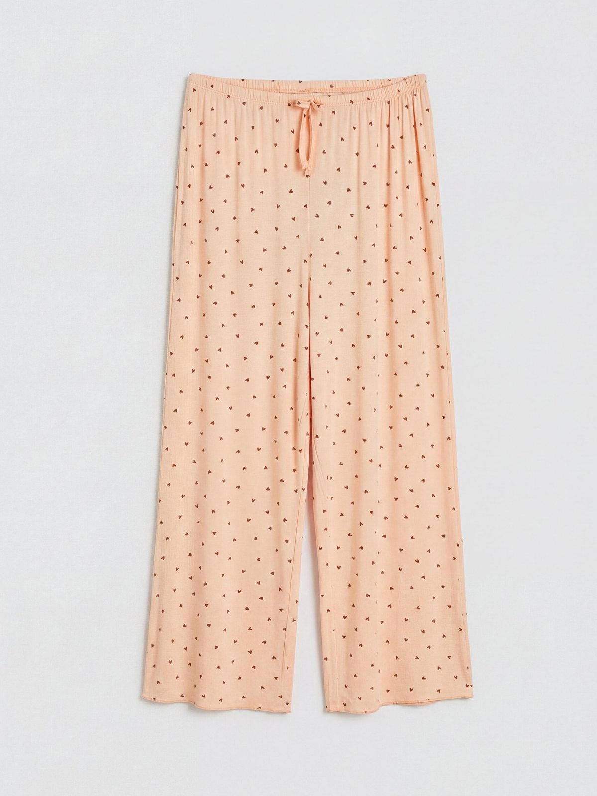 Pijama Alt KREM BASKILI