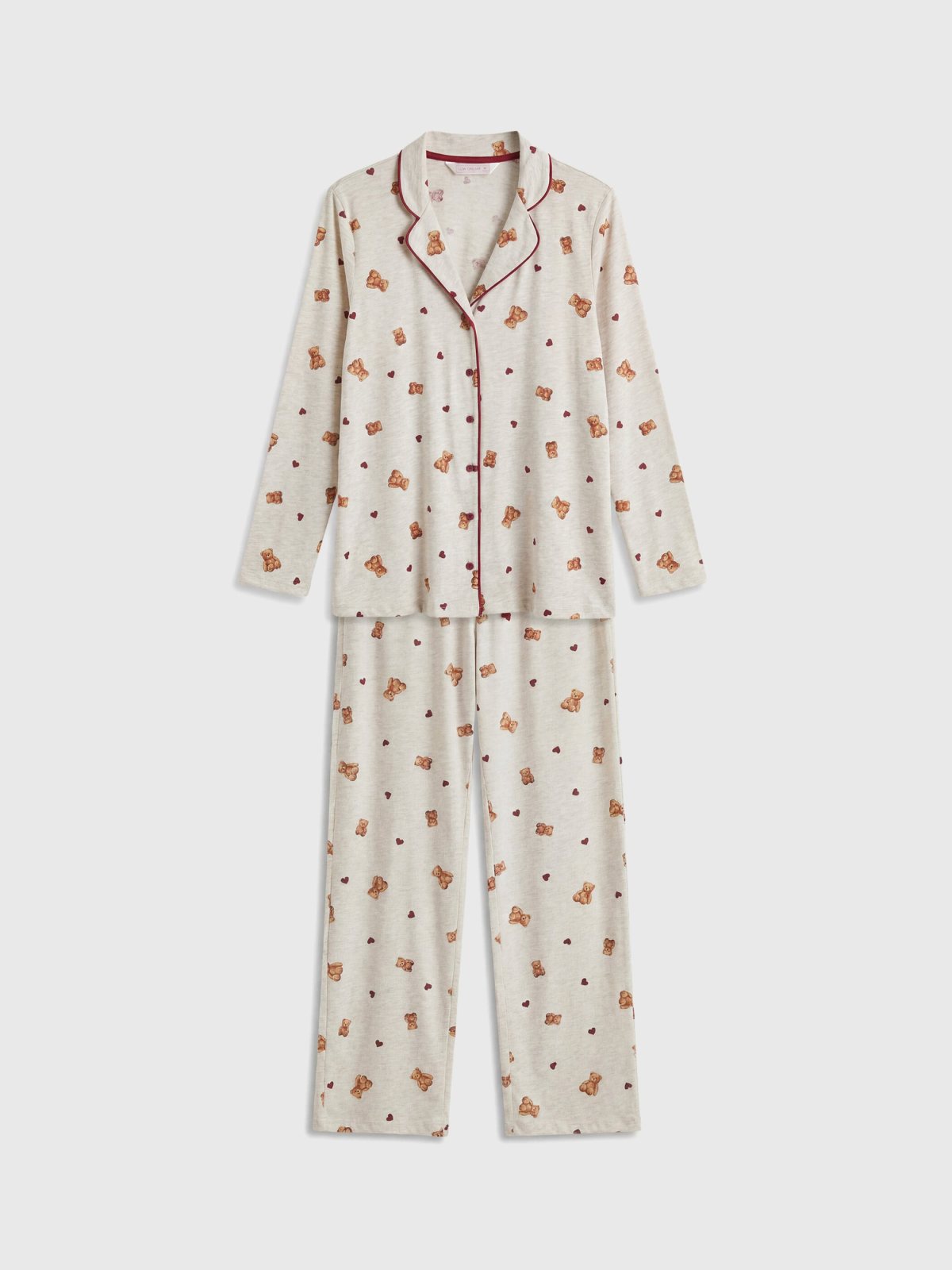 Pijama Takım YULAF EZMESİ MELANJ
